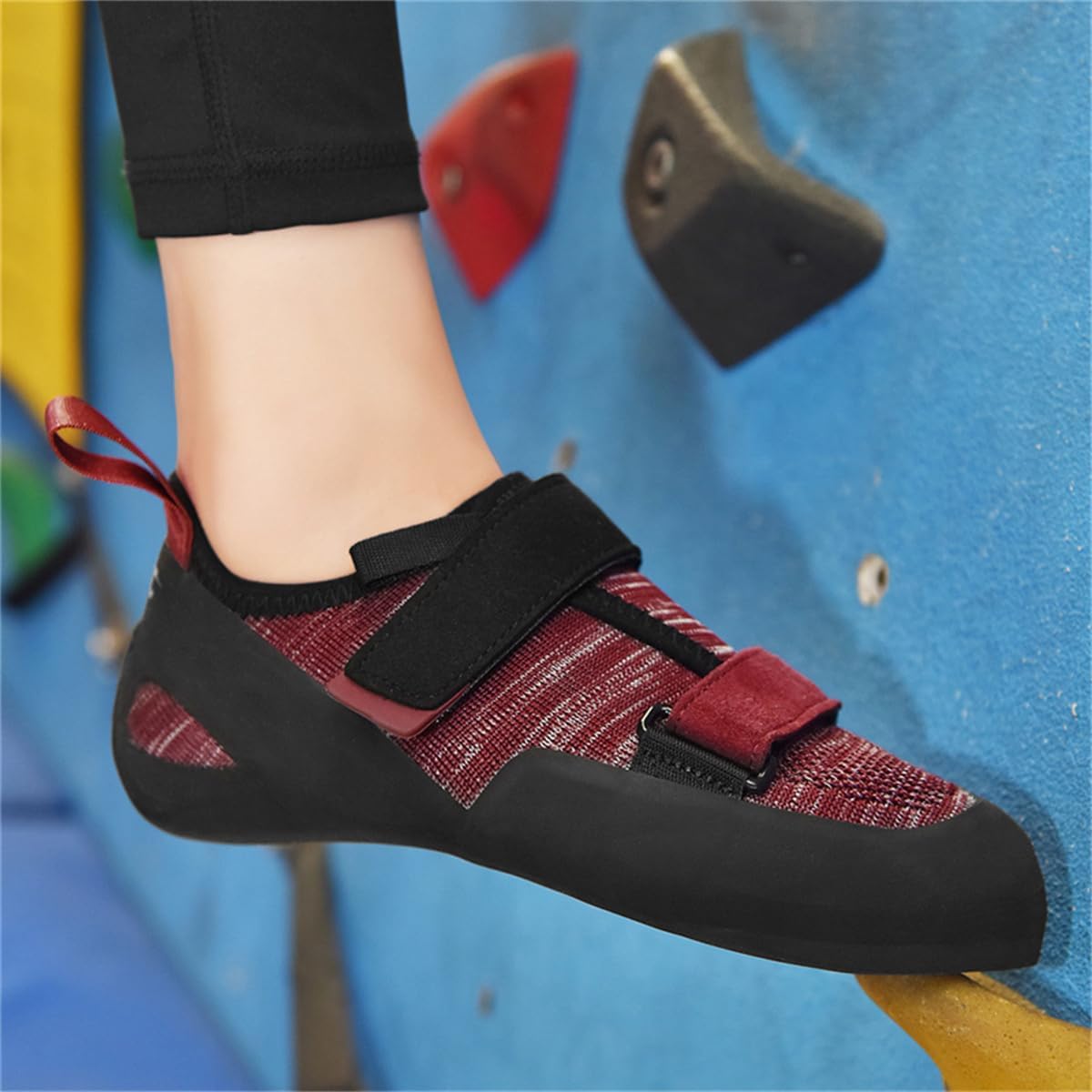 Men Women Rock Climbing Sneakers Beginners Kids Indoor Wall Climbing Shoes Non Slip Bouldering Athletic Shoes_vogvips.com