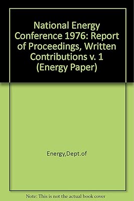 National Energy Conference, June 22, 1976 (Energy paper)