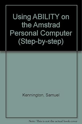 Using ABILITY on the Amstrad Personal Computer (Step-by-step)