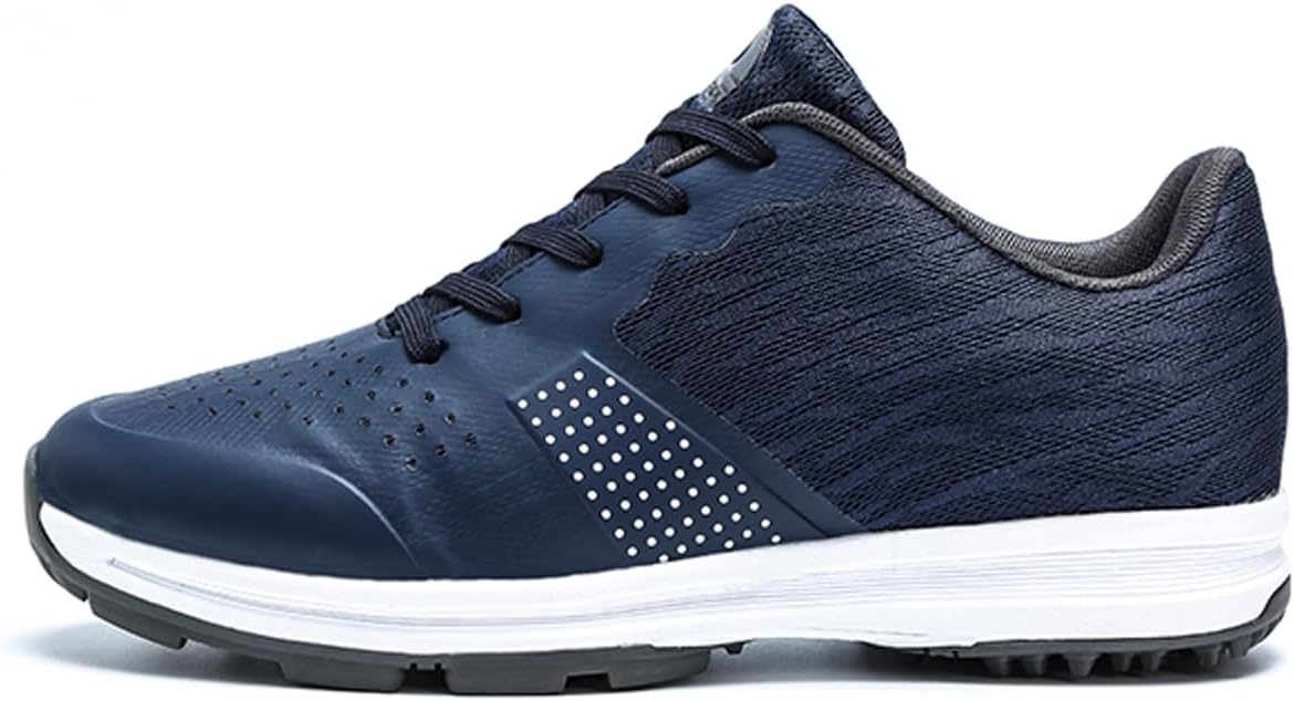 Men's Golf Shoes Waterproof, Spikeless Comfortable Outdoor Golf Sport Shoes Professional With Arch Support_vogvips.com