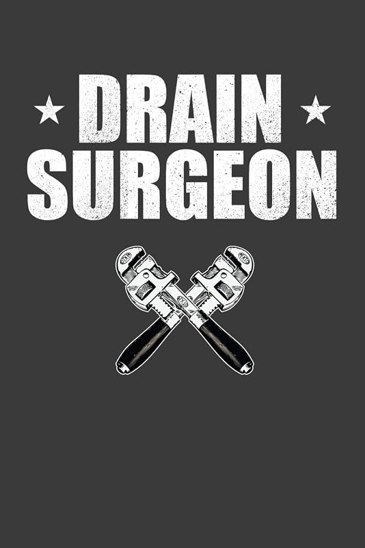 Drain Surgeon: Vintage Plumber Repairman Gift by Frozen Cactus Designs