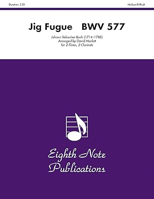Jig Fugue, BWV 577: Score & Parts (Eighth Note Publications)