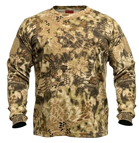 Kryptek Mens Stalker Long Sleeve, Highlander, 3XL