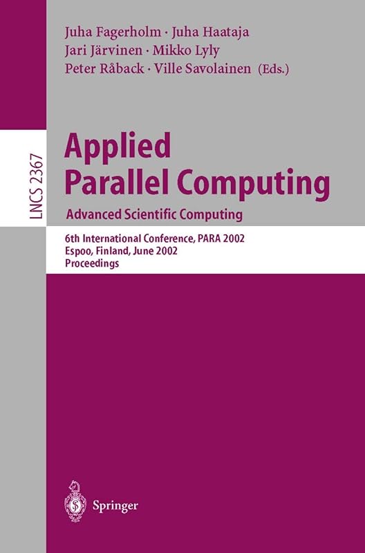 Applied Parallel Computing by Juha Fagerholm