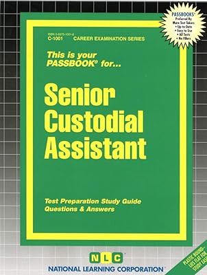 Senior Custodial Assistant(Passbooks) (Career Examination Series)