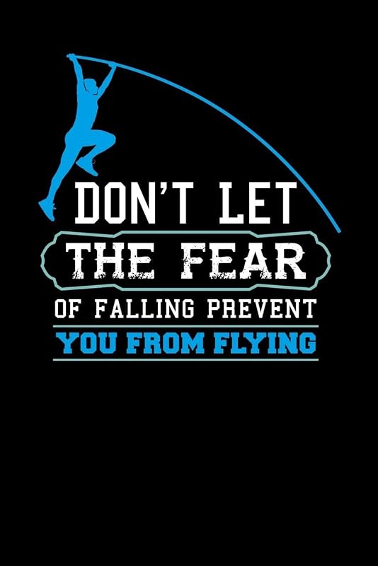 Don't Let The Fear Of Falling Prevent You From Flying: 120 Pages I 6x9 I Cornellnotes I Funny Track & Field & Pole Jumping Gifts by Funny Notebooks