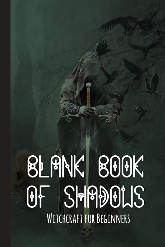 Blank Book Of Shadows - Witchcraft For Beginners: Book of Shadows Layout with Cornell Notes for Manifestation Updates - Dark Warlock by Spiritual Awakening Portal Books