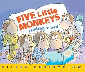 Five Little Monkeys Reading in Bed