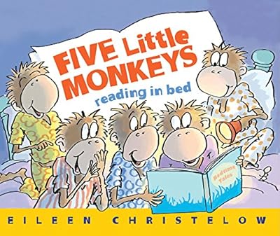 Five Little Monkeys Reading in Bed