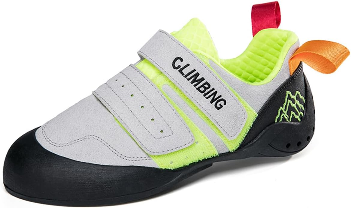 Women Rock Climbing Shoes, Fashion Bouldering Sneakers For Beginners Breathable Non-Slip Ladies Indoor Wall Climbing Sport Footwear_vogvips.com