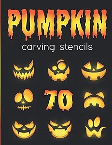 Pumpkin Carving Stencils: 70 Halloween Patterns for Kids and Adults by Spooky Wooky
