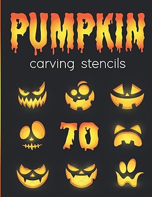 Pumpkin Carving Stencils: 70 Halloween Patterns for Kids and Adults
