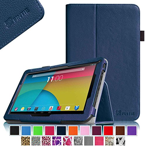 Fintie Dragon Touch A1X Plus / Dragon Touch A1X Plus II 10.1 case - Folio Premium PU Leather Cover with Stylus Loop for Dragon Touch A1X Plus 2016 Edition / A1X Plus II / A1X / A1 10.1-Inch Android Tablet, Navy