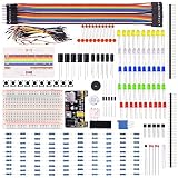 Kuman Arduino用キット ケーブル抵抗コンデンサ+LED ポテンショメータ+電位差計 Arduino UNO R3 Mega2560 Mega328 NanoとRaspberry pi 3モデルB、2Bとrpi 1 B+ A+ A なども適用 Kuman Arduino用キット ケーブル抵抗コンデンサ+LED ポテンショメータ+電位差計 Arduino UNO R3 Mega2560 Mega328 NanoとRaspberry pi 3モデルB、2Bとrpi 1 B+ A+ A なども適用