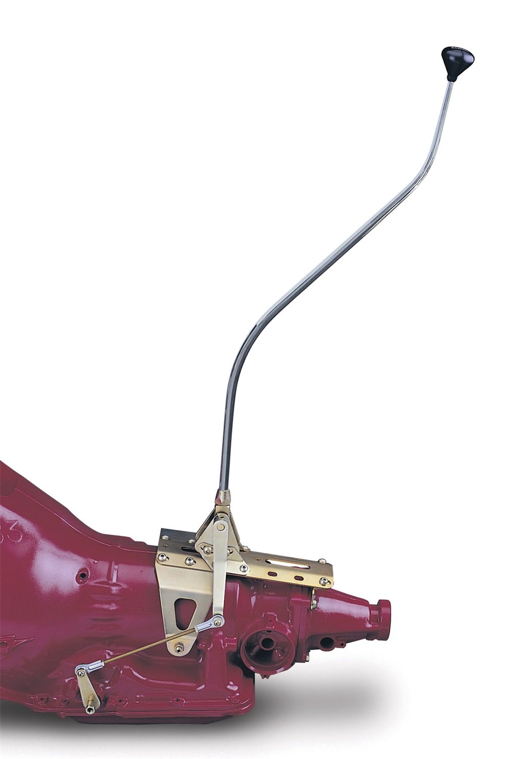 

Lokar ATS6AODR2M 32" Double Bend Automatic Transmission Shifter with Mushroom Shaped Knob for AOD Transmission