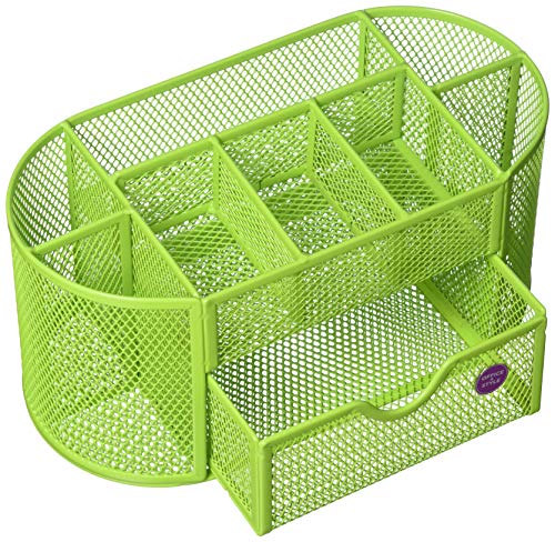Algopix Similar Product 2 - Oval Mesh Desk Organizer 9