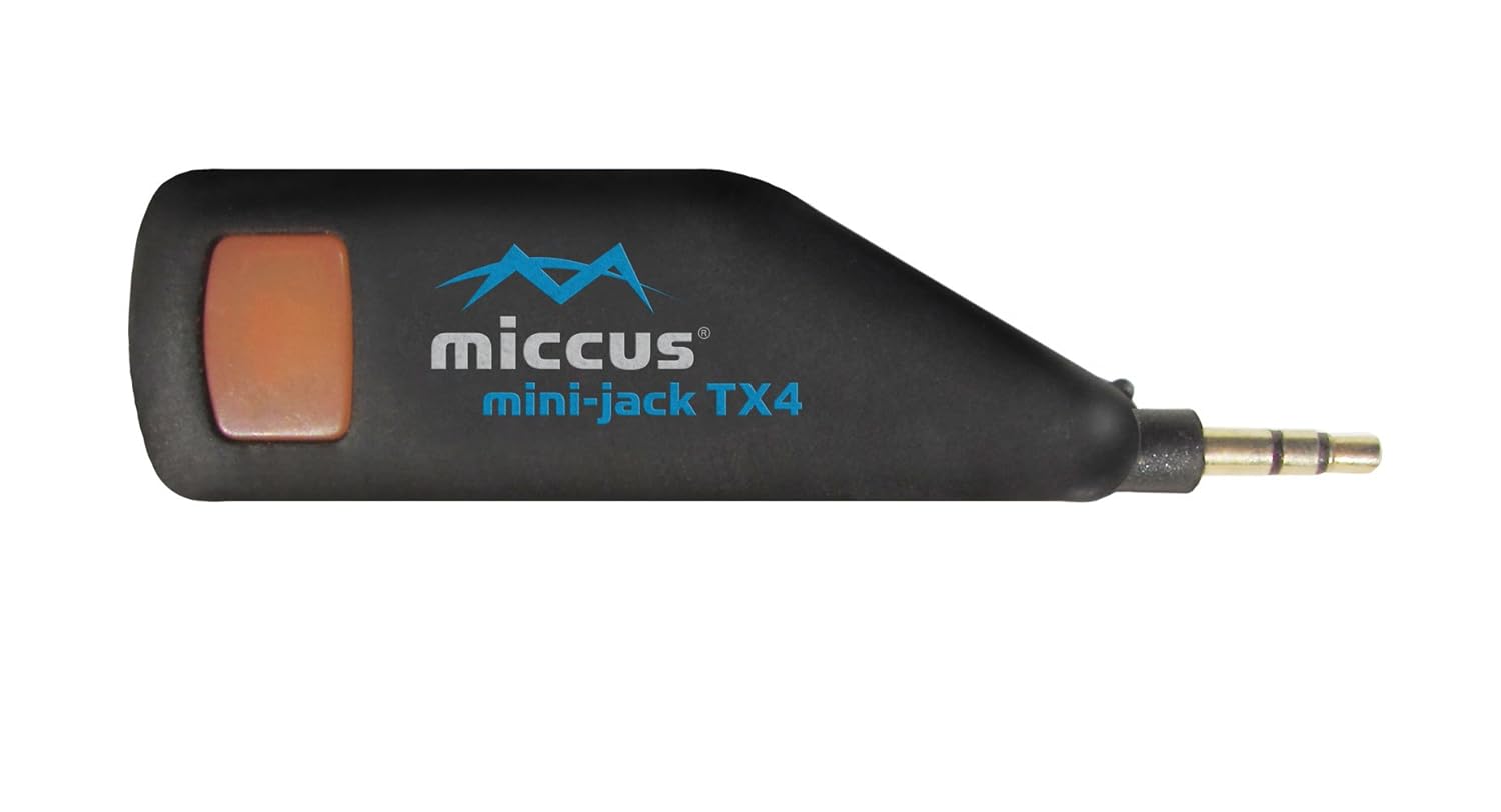 

Miccus Mini-jack TX4: Bluetooth 4.0 Wireless Music Transmitter Featuring APT-X Low Latency Codec