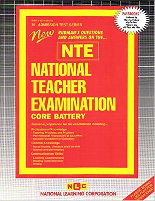 National Teacher Examination (NTE) - Core Battery by Passbooks
