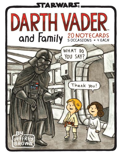 Darth Vader and Family Notecards by Jeffrey Brown