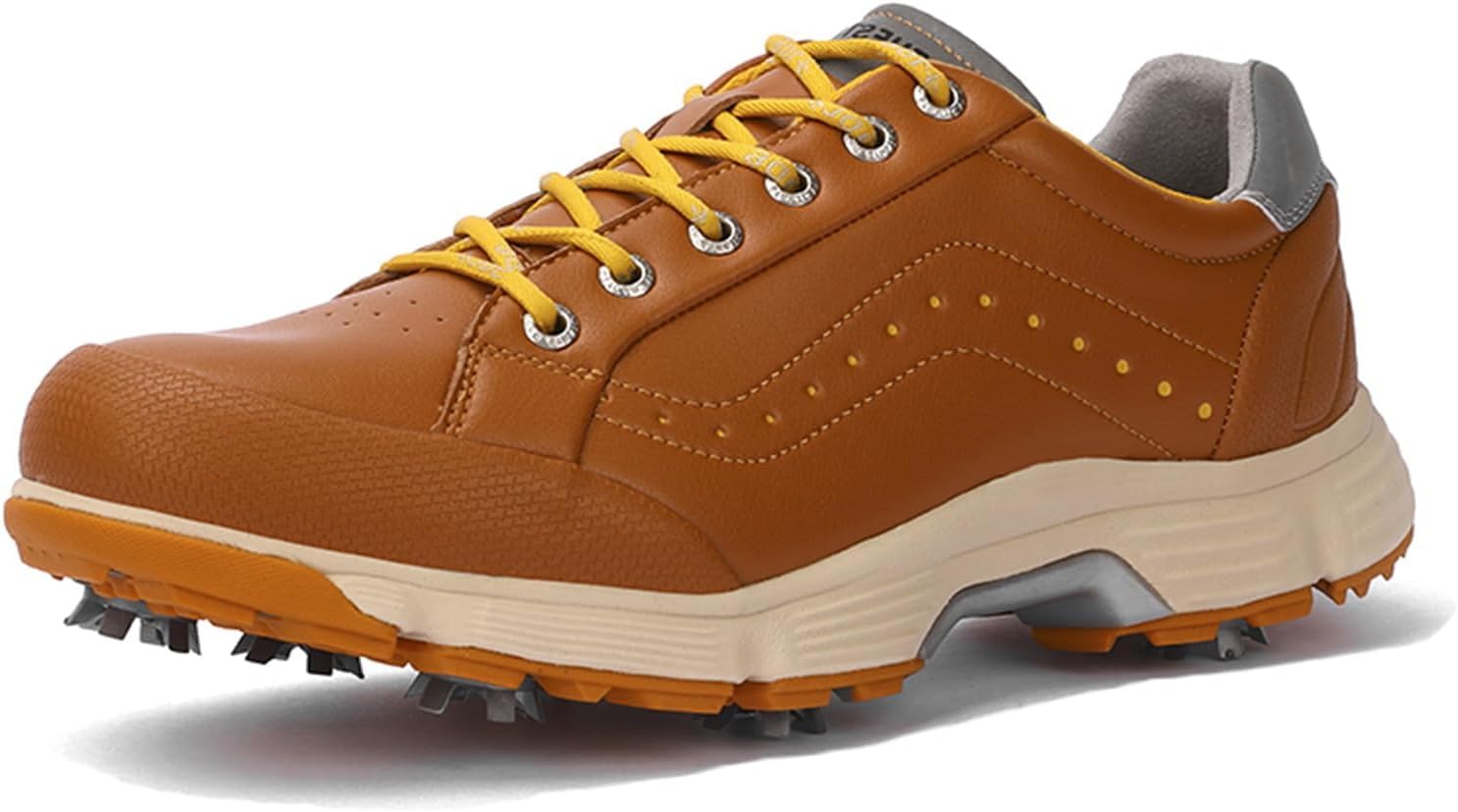 Scarpe da golf uomo con tacchetti sneakers professionali grip_voghion.com