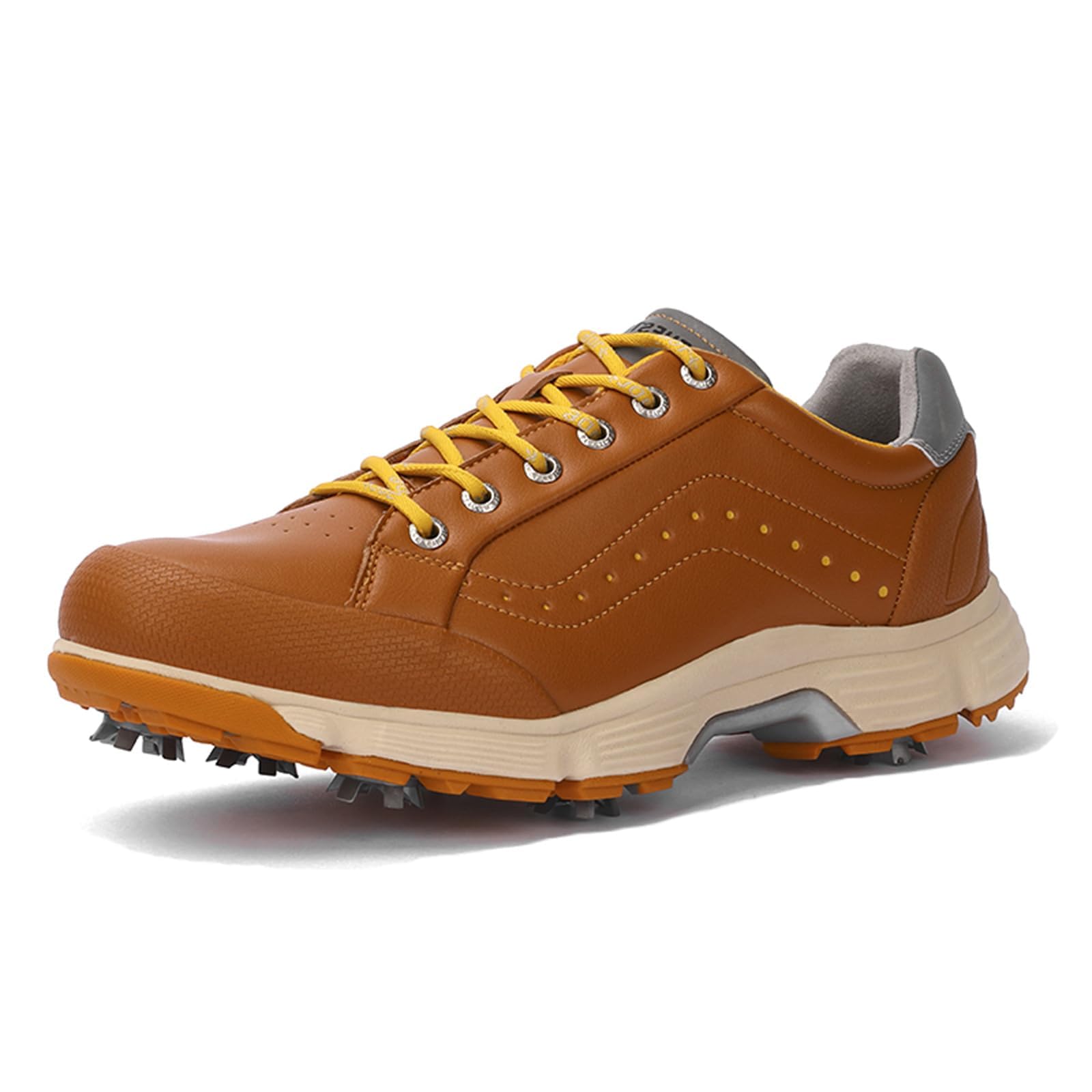 Scarpe da golf uomo con tacchetti sneakers professionali grip_voghion.com