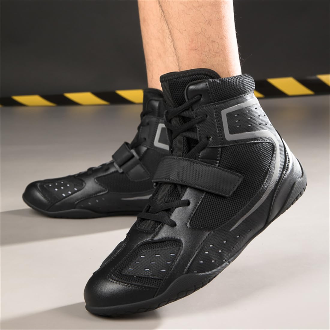Wrestling Fighting Shoes For Adults Unisex Boxing Fitness Sports Sneakers Youth Boxing Boot Lightweight Mesh Bodybuilding Training Shoes_vogvips.com