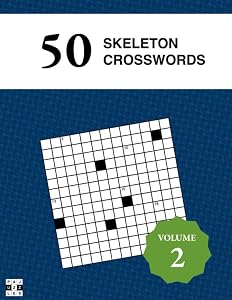 50 Diagramless Skeleton Crosswords - Pajuzzles: Volume 2 Skeleton Crossword Puzzles by Pajuzzles