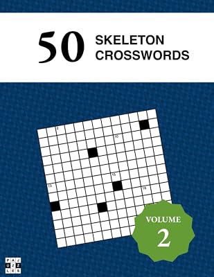 50 Diagramless Skeleton Crosswords - Pajuzzles: Volume 2 Skeleton Crossword Puzzles