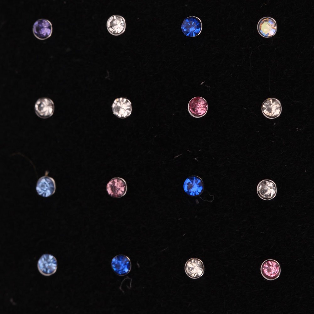 

Crazy K&A Rhinestone Stainless Steel Nose Ring Body Jewelry