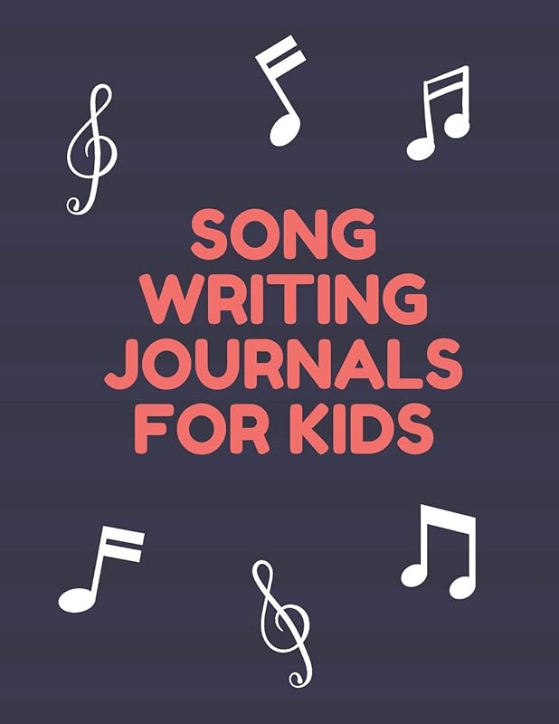 Song Writing Journals for Kids: Blank Lined/Ruled Paper And Staff Manuscript Paper (Volume 3) by NNJ Music Notebook