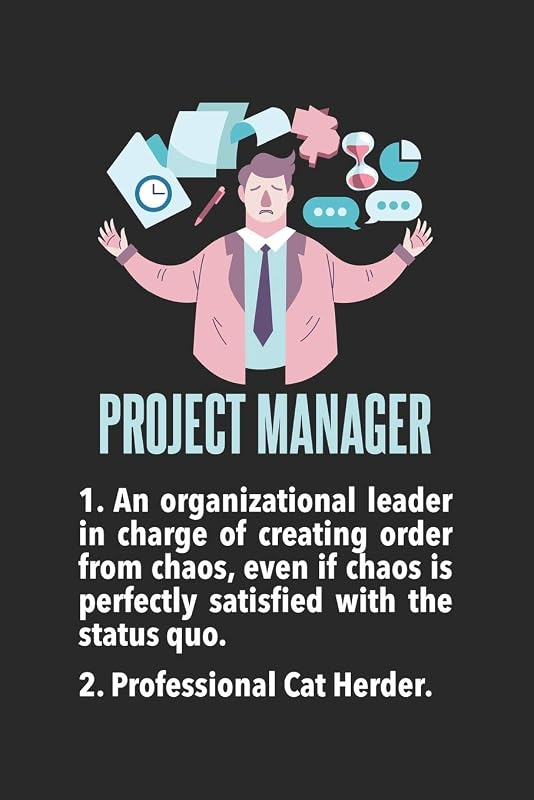 Project Manager: 120 Pages I 6x9 I Blank by Funny Notebooks