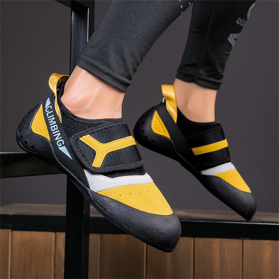 Rock Climbing Shoes For Men Women Slip-Resistant Breathable Indoor Outdoor Bouldering Sport Gym Shoes_vogvips.com
