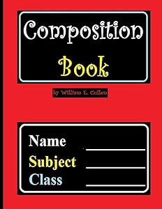 Composition Book: Red Cover