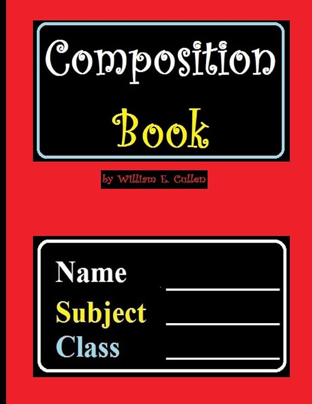 Composition Book: Red Cover by Mr. William E. Cullen