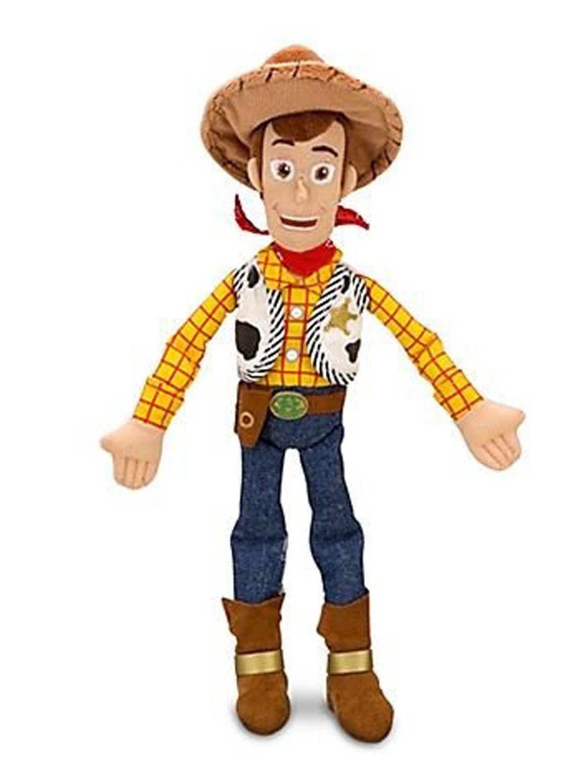 大迪士尼玩具总动员木质毛绒玩具 large disney toy story woody