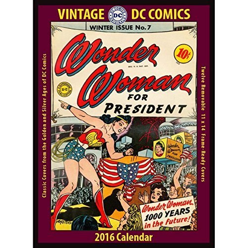Vintage DC Comics 2016 Poster Calendar by Asgard Press