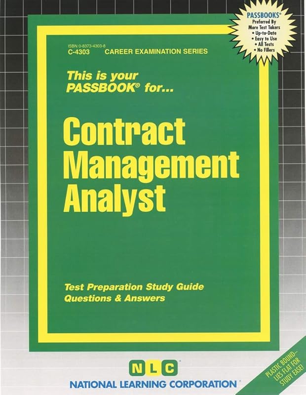Contract Management Analyst (Career Examination Series) by National Learning Corporation