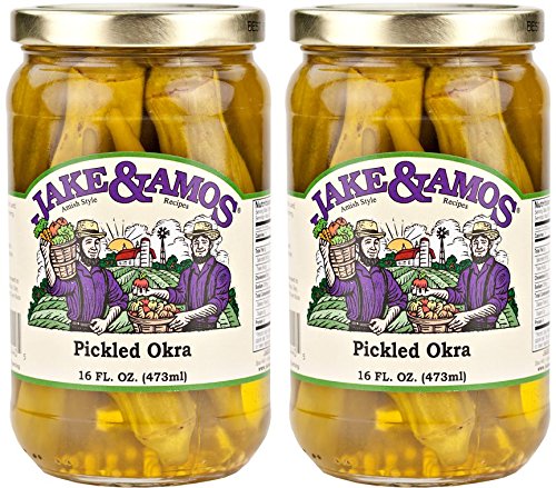 Jake & Amos Pickled Okra / 2 - 16 Oz. Jars