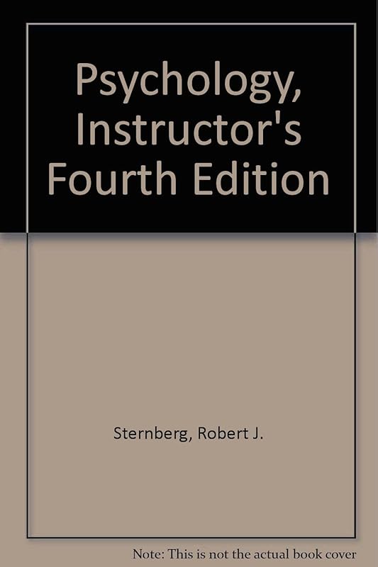 Psychology, Instructor's Fourth Edition [CD-ROM] by Robert J. Sternberg