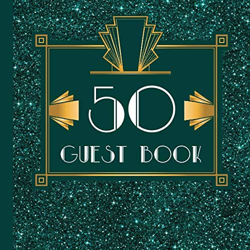 50 Guest Book: Teal Guest Book Includes Gift Tracker and Picture Pages to Create a Lasting Keepsake to Treasure Forever by Gatsby Design
