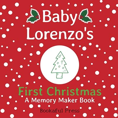 Baby Lorenzo's First Christmas: "A DIY Christmas Memory Maker Book"