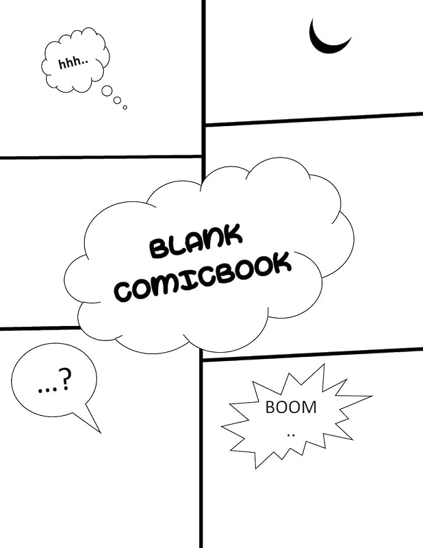 Blank Comic Book: Assortment of Templates, draw your own Comics by Pubelisher DJBOOK
