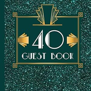 40 Guest Book: Teal Guest Book Includes Gift Tracker and Picture Pages to Create a Lasting Keepsake to Treasure Forever