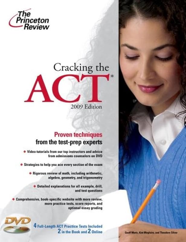 Cracking the ACT with DVD, 2009 Edition (College Test Preparation) by Princeton Review