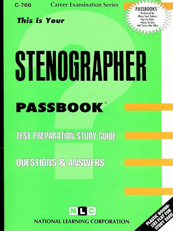 Stenographer(Passbooks) (Career Examination Series) by National Learning Corporation