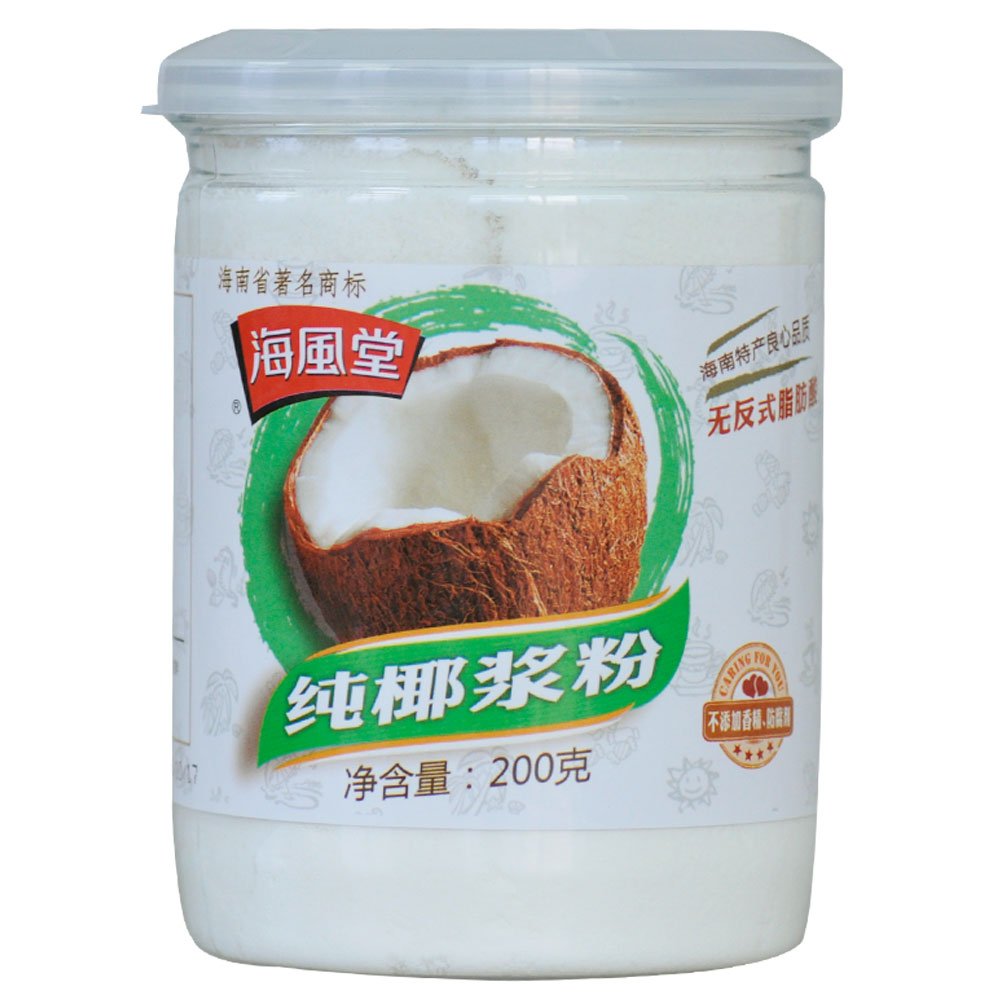 海风堂 海南特产 纯椰子粉 纯椰浆粉200克 椰奶粉 营养无糖