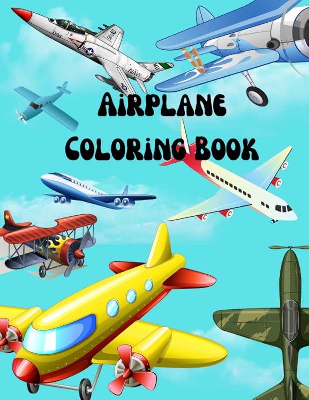 Airplane Coloring Book: For Kids by Sabryels Creations