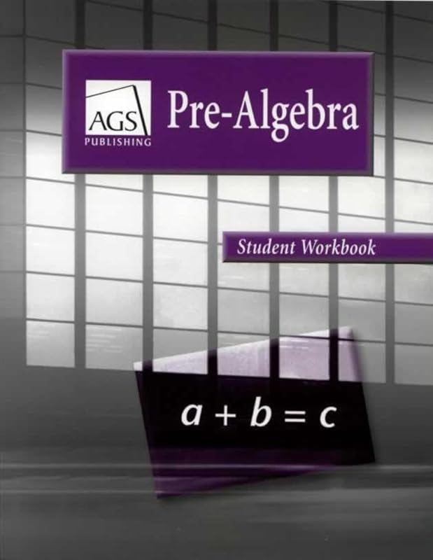 Pre-algebra by AGS Secondary