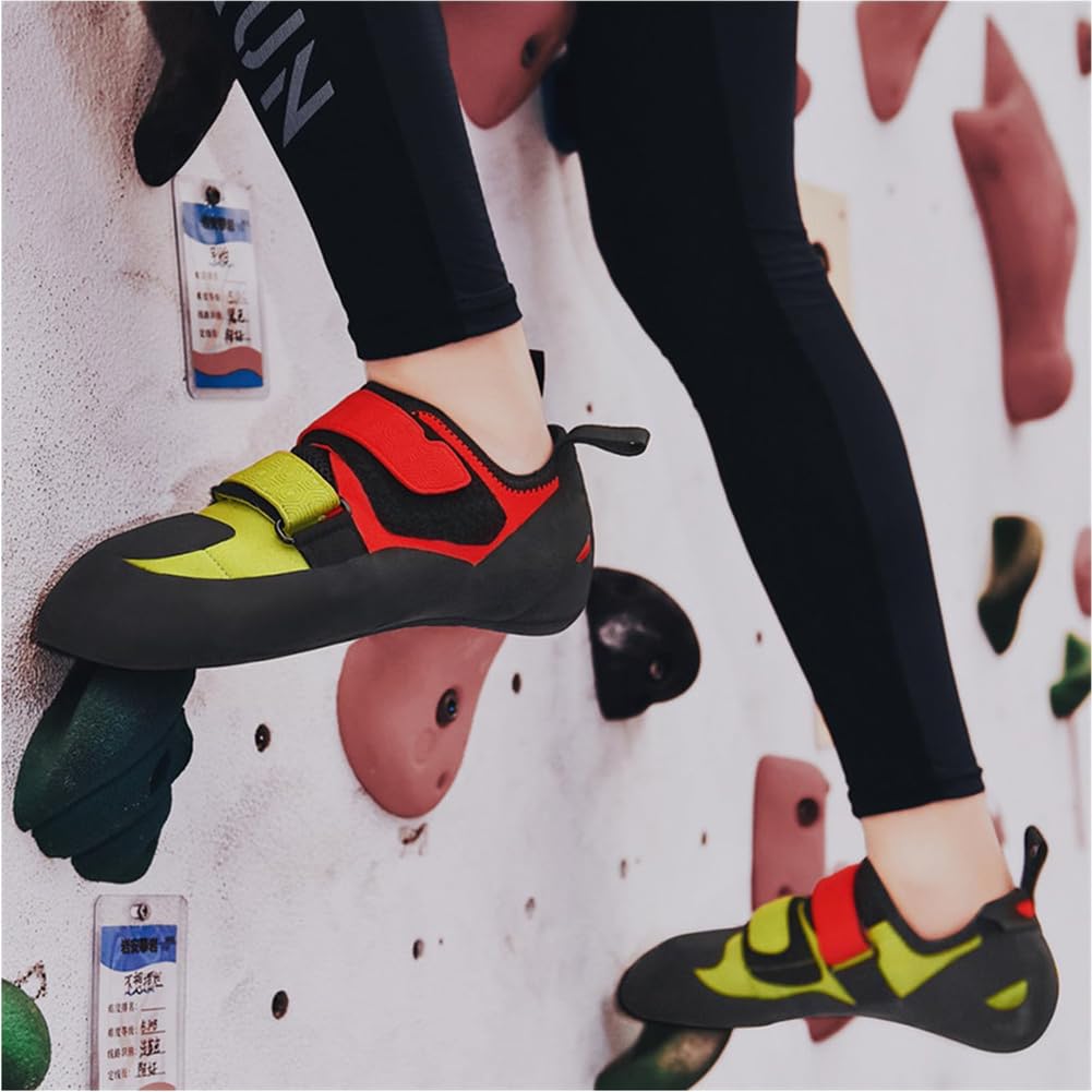 Mens Womens Rock Climbing Shoes For Sport And Bouldering Anti-Slip Indoor Climb Sneaker For Beginners Professional_vogvips.com
