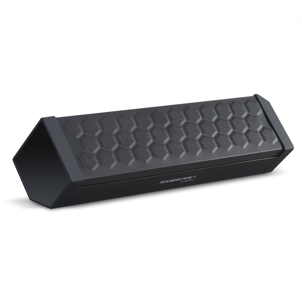 

Photive SOUNDSCAPE 8 Portable Bluetooth Speaker with 8 Hour Battery and Built in Speakerphone- Black. 2014 New Release.